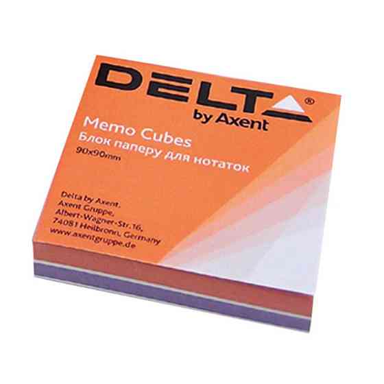 Бумага для заметок Delta by Axent "COLOR" 80Х80Х20мм, unglued (D8021) Винница