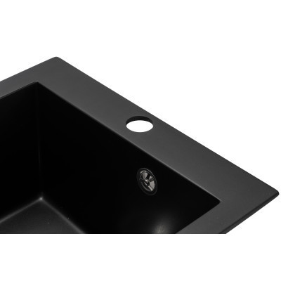Мойка кухонная GRANADO CADIZ black shine (gr2301) Винница - изображение 3