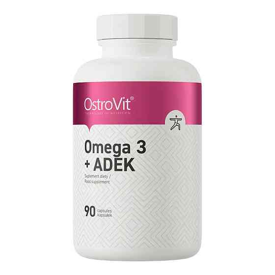 Омега 3 OstroVit Omega 3 + ADEK 90 caps Луцк