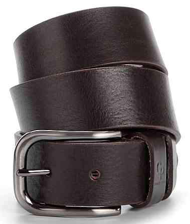 Ремень мужской GRANDE PELLE 00779 под джинсы Коричневый Киев