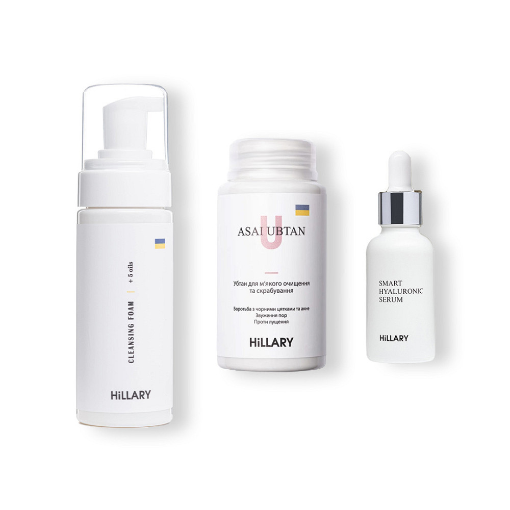 Набір для нормального типу обличчя М'яке очищення та зволоження Hillary Київ - фото 1