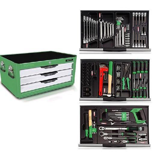 Ящик з набором інструментів для автосервісу TOPTUL (Pro-Line) 3 секції 104 од. GCAZ0013 Одеса - фото 5