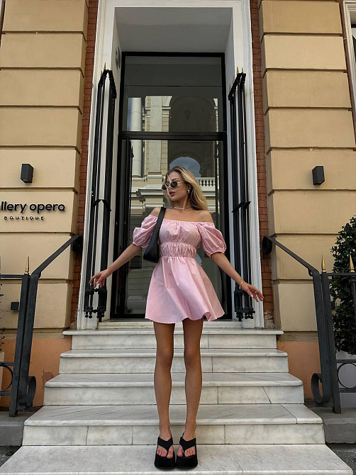 Жіноча стильна романтична літня сукня коттон поплін Одеса - фото 2