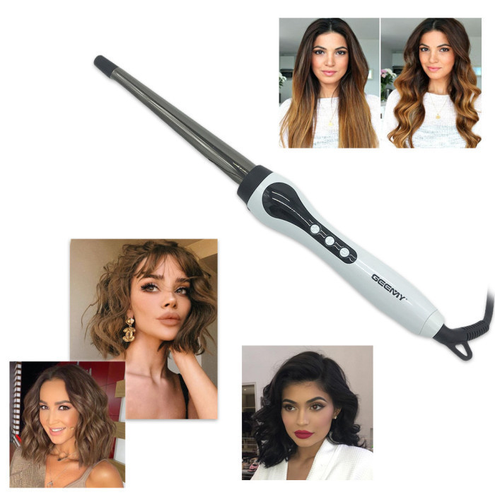 Конусная плойка для волос Gemei GM 403: профессиональные локоны дома, температура до  230 °С Одесса - изображение 3