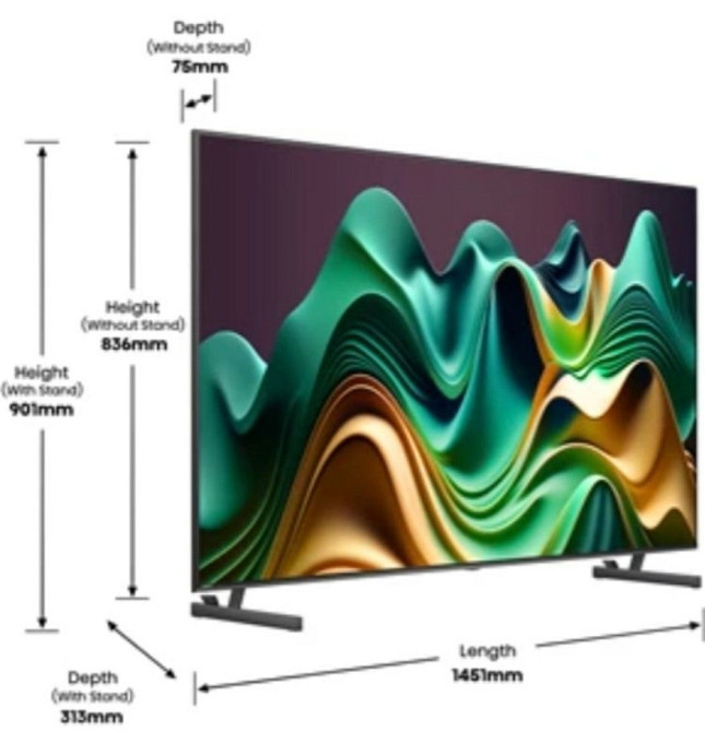 Телевизор HISENSE 65U6NQ Київ - фото 2