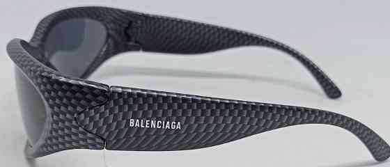 Брендові окуляри унісекс модні обтічні сірки чорні під змію. Київ