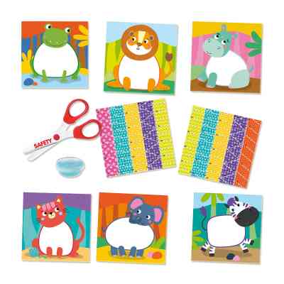 Набор для творчества Ses Creative Montessori Вирізай з тваринками (14061S) Винница