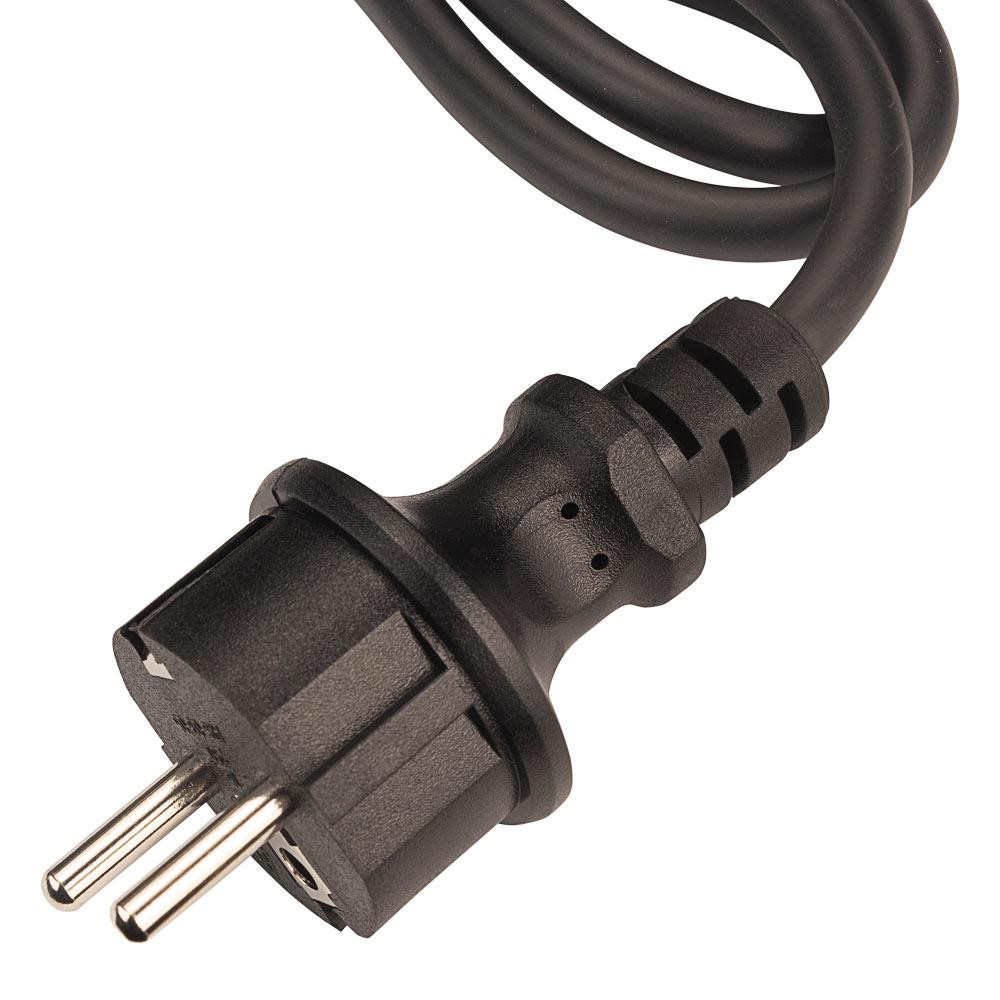 Кабель електричний PVC круглий (3×1мм2) 1.5 м з вилкою WETRON (779915) Київ - фото 2