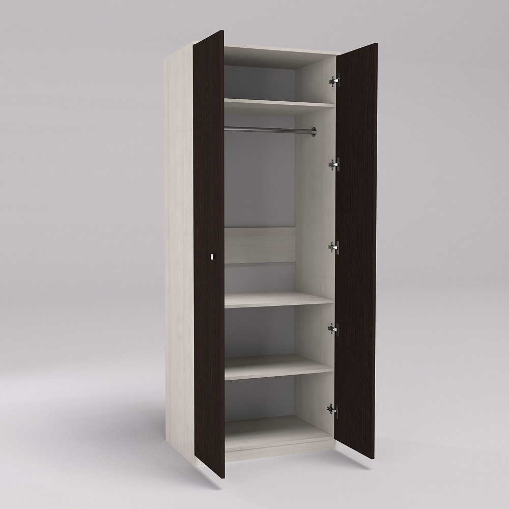 Шкаф Favorit F-14, Дуб Шамони Светлый/Венге Магия, 800х530х2100 Львов - изображение 2