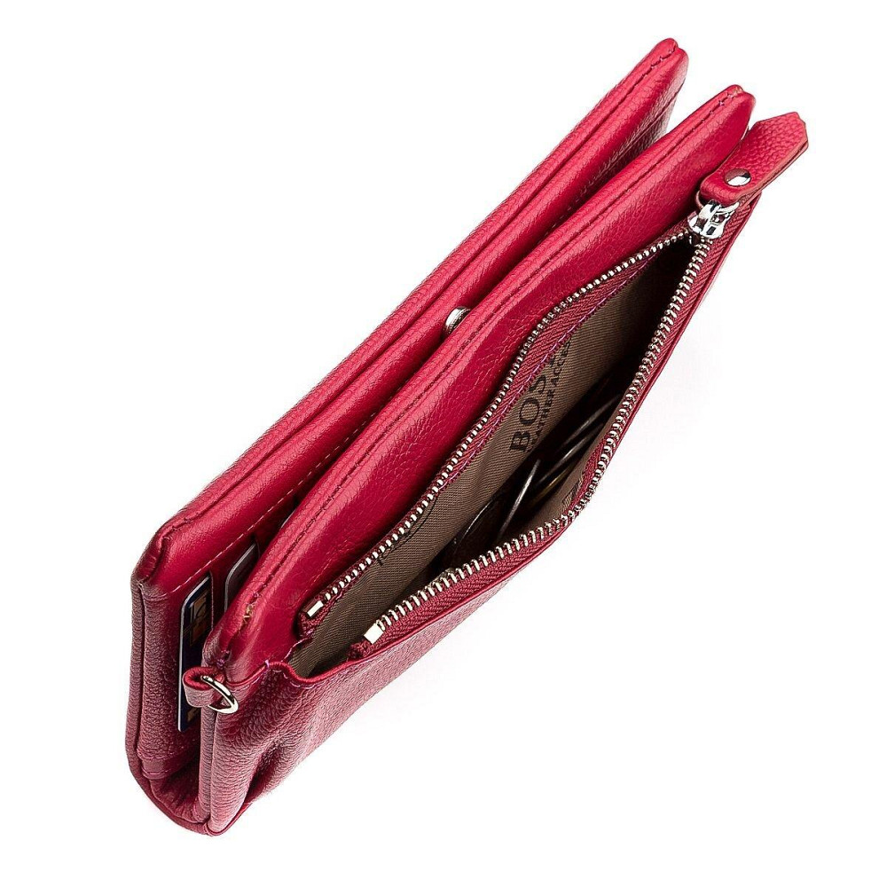 Гаманець жіночий Boston 18470 (B213) шкіра Бордовий Київ - фото 7