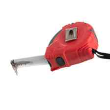 Рулетка 8м x 25мм магнит, обрезиненная, стопор полотна 3 положен. 