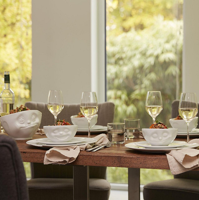 Пиала-салатница Tassen Смех 350 мл фарфор Белый Киев - изображение 2