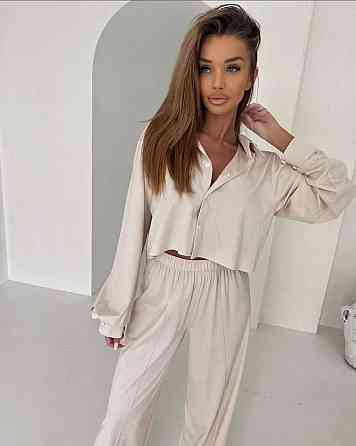 Жіночий стильний костюм дабл Армані Шампань, 46/48 Одеса