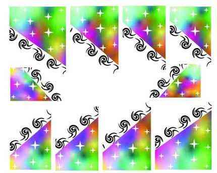 Наклейки для ногтей XF1306 Киев