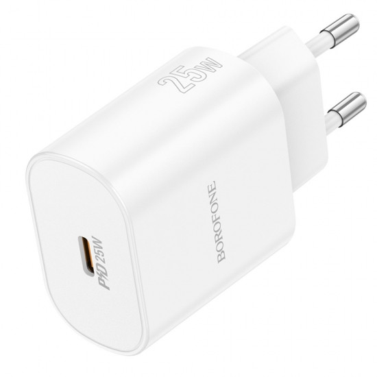 Зарядний пристрій Borofone USB-C блок живлення 25W Power Adapter для Apple/iPad/Samsung Вінниця - фото 4