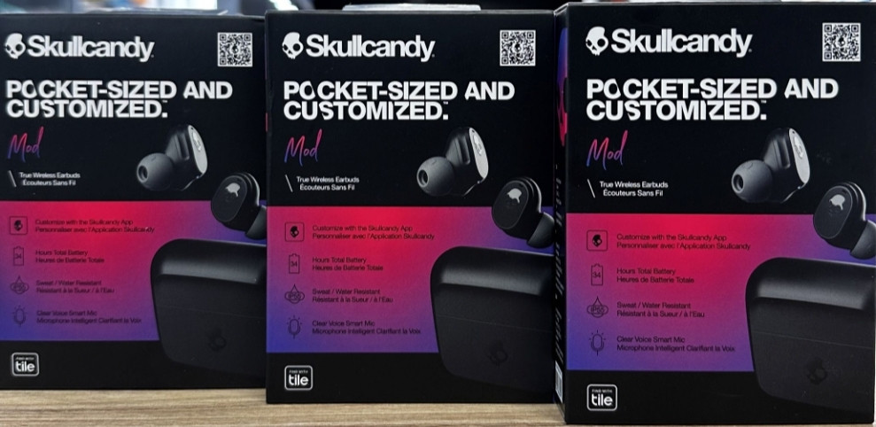 Наушники: SkulIcandy TW Mod True Black. Харків - фото 1