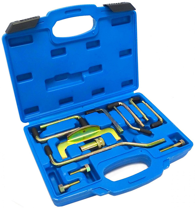 Набір інструменту для фіксації валів двигуна Audi, Citroen, Peugeot, VW, Volvo 13 предметів ROCKFORCE RF-913G3 Одесса - изображение 1