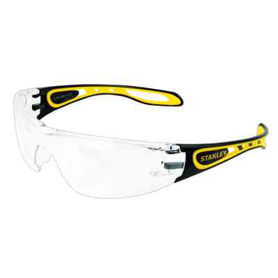 Захисні окуляри Stanley Wrap Around, прозорі, полікарбонатні, з м&apos;якими гумовими дужками (SYE17-10D) Вінниця