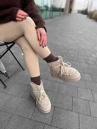 Hengji Угги жіночі HENGJI T39-3 бежеві (зима, замша натуральна) (5677) 36 Коломыя