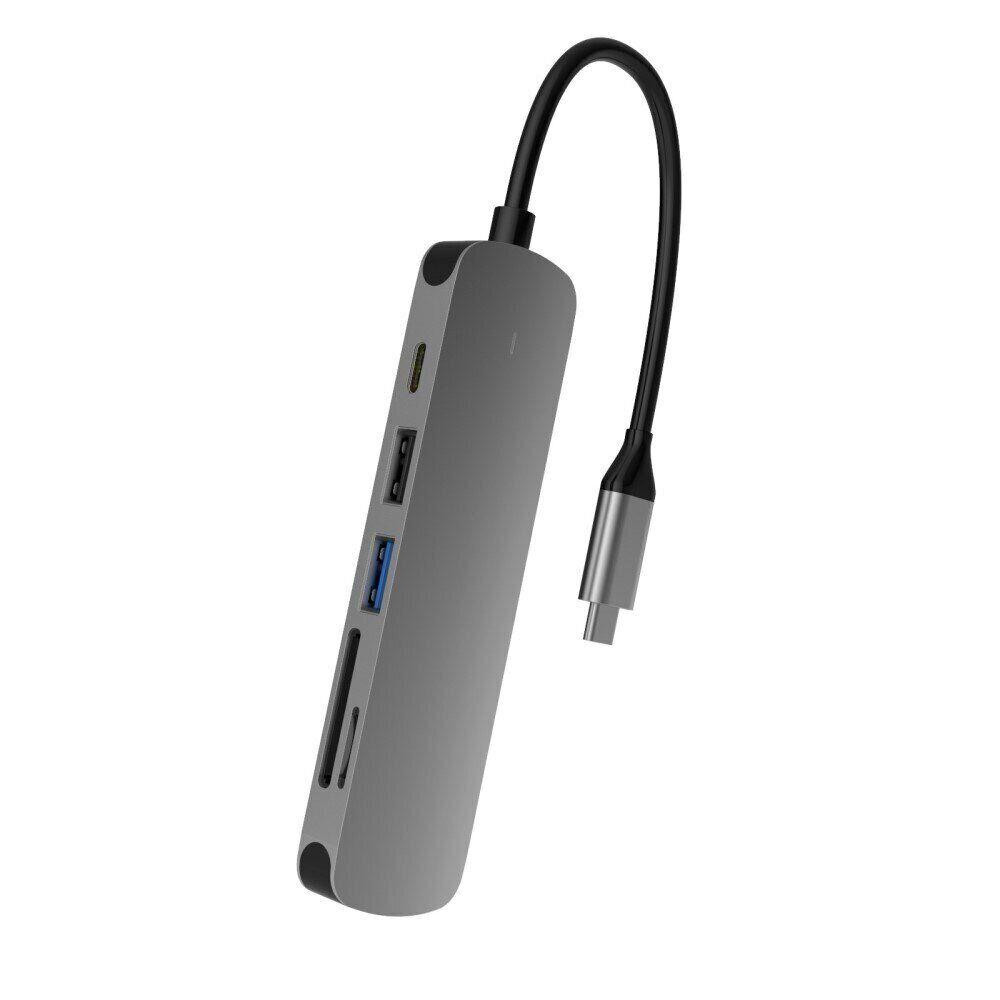 USB Type-C к HDMI-4K концентратор-разветвитель Док-станция для ноутбука с адаптером PD SF RJ45 Thunderbolt 3 для Macbook Air M Киев - изображение 8