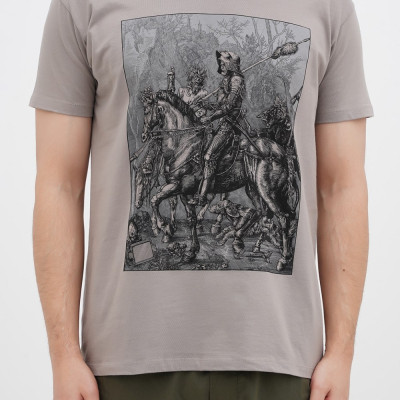 Футболка Sol's Imperial Knight Death and the Devil світло-сірий XL (11500380/394XL) Вінниця - фото 4