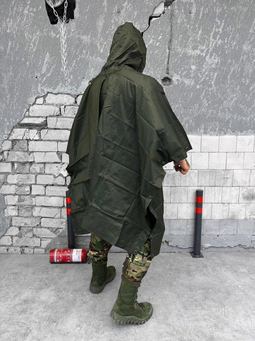 Дощовик пончо олива ВТ6720 Одеса - фото 2