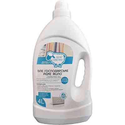 Гель для стирки Біла Овечка 100% Power Белое хозяйственное мыло 4 л (4820205301513) Винница