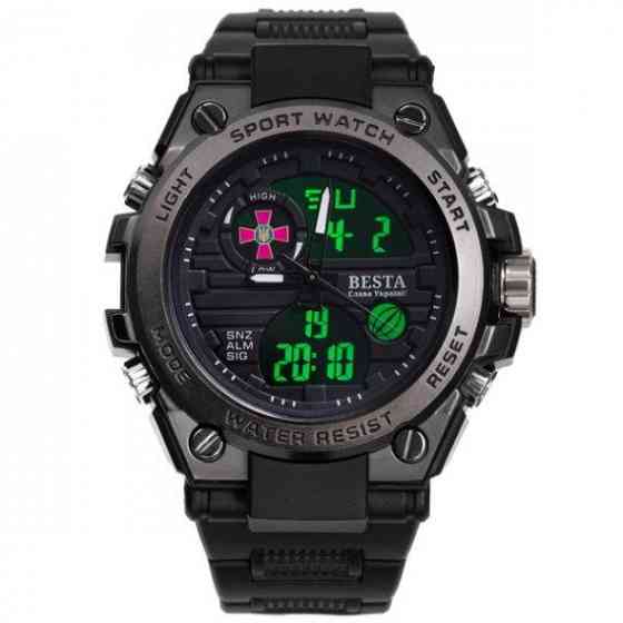 Чоловічий наручний годинник Besta Tattoo ЗСУ (Чорний) Вінниця