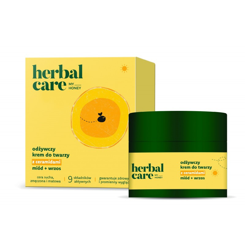 Крем для обличчя Живильний з керамідами Herbal Care Farmona 50 мл Київ - фото 2