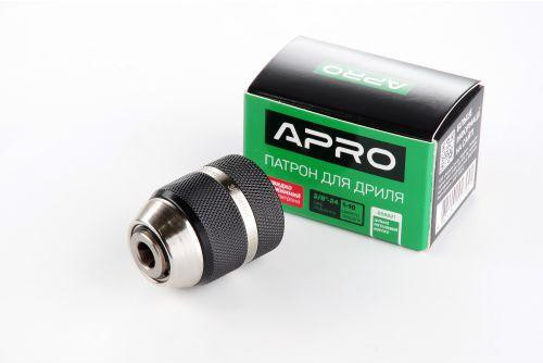 Патрон для дрели быстрозажимной 3/8*24, 1,0-10мм APRO Ровно - изображение 1