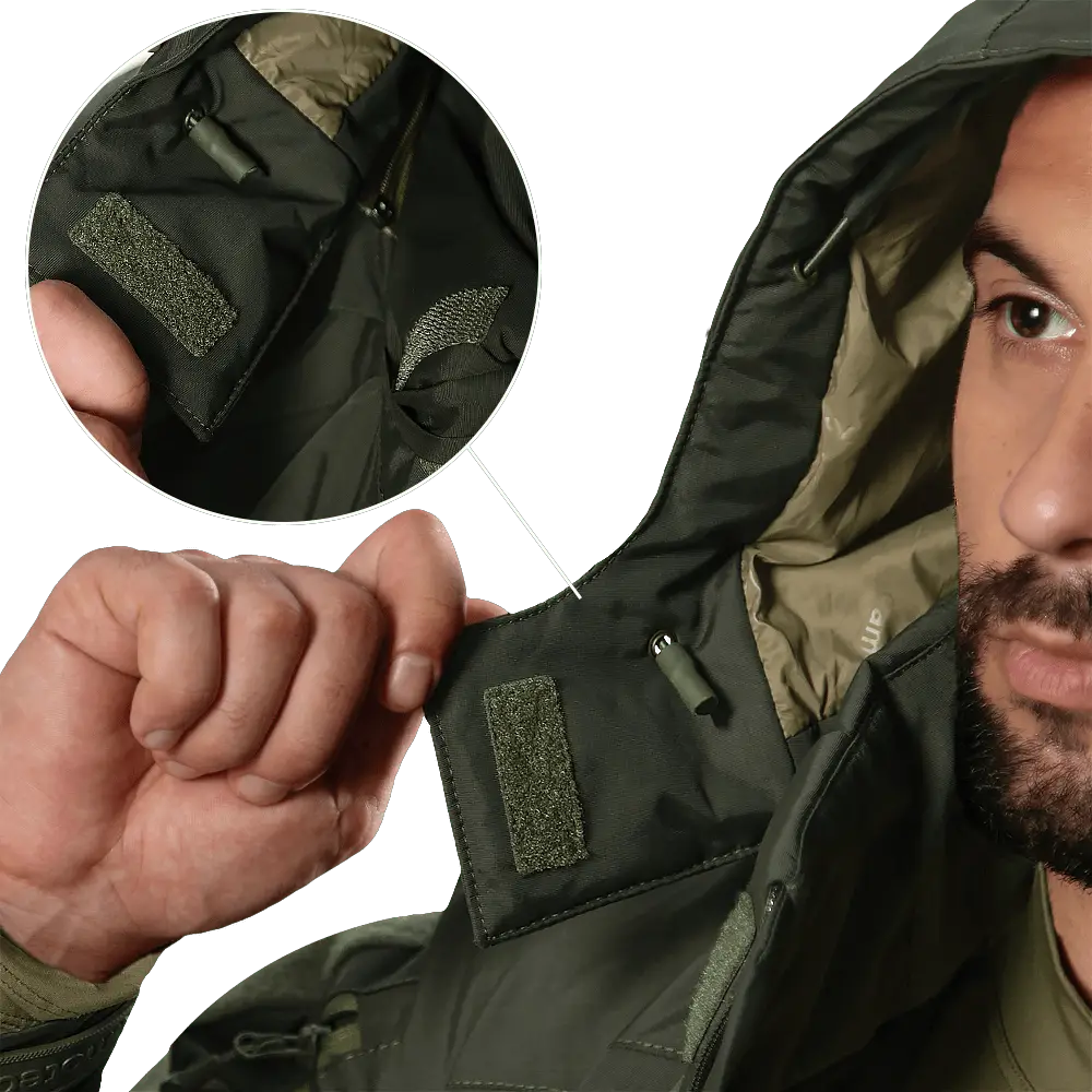 Тактическая мужская зимняя куртка Defender 7 level (Темно-оливковая) L Винница - изображение 8