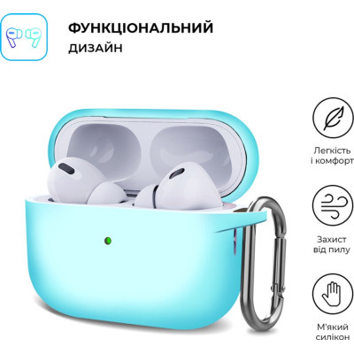 Чехол для наушников Armorstandart Hang Case для Apple AirPods Pro 2 Luminous (ARM68592) Винница - изображение 2