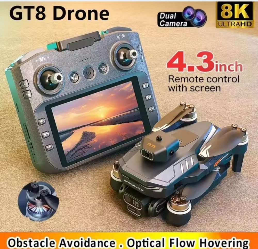 Новий!!! GT8 Max Великий Екран квадрокоптер. Харків - фото 8