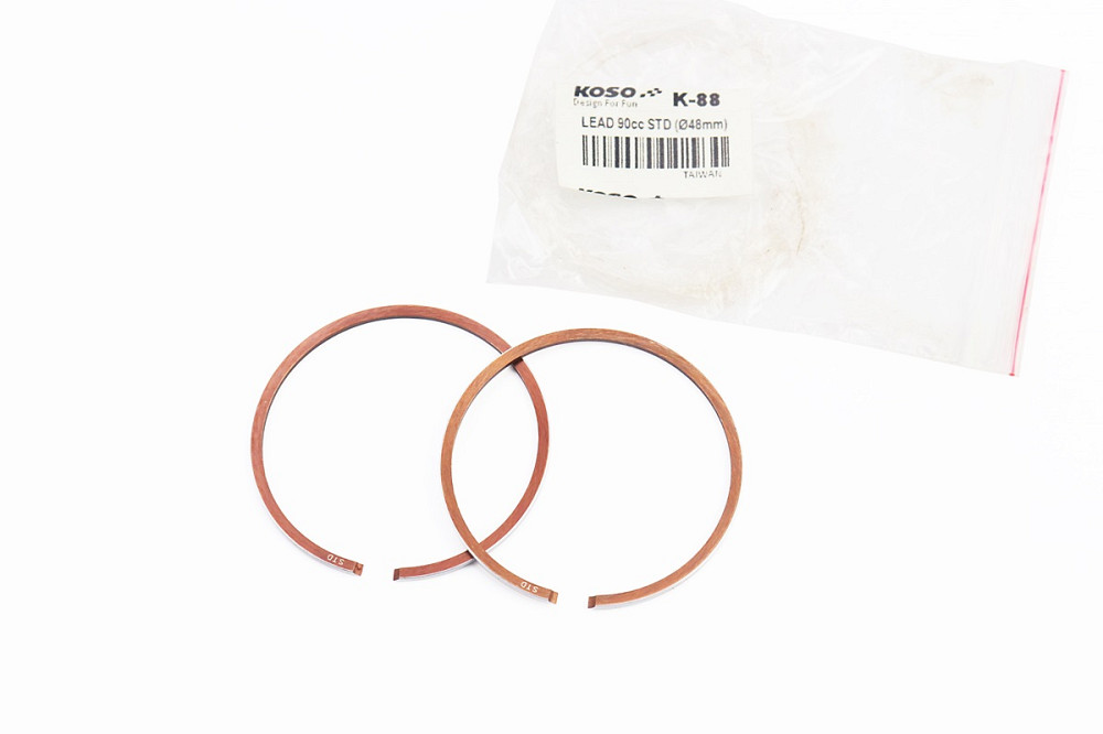 Кільця поршневі Honda LEAD90 48мм STD (замки верхні) Київ - фото 1