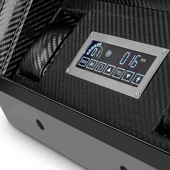 Заводчик годинника Klingenthal, обертання вправо-вліво, до 2200 об./хв, 12 годин, RGB LED, сенсорний, замиканий, Рівне