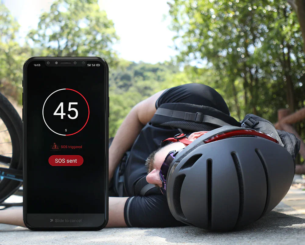 Захисний шолом Livall EVO21 (L) Dark Night (58-62см), передній та задній ліхтар поворотів та стопів, додаток, Bluetooth, пульт Київ - фото 10