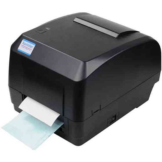 Друкарка штрих-кодів Xprinter XP-H500E (термотрансфер, 101,6мм/с, стрічка 118мм, 300DPI, USB,чорний) Винница