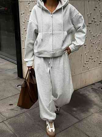 Жіночий стильний повсякденний костюм-двійка, якісна тринитка петля 46/48 Одеса