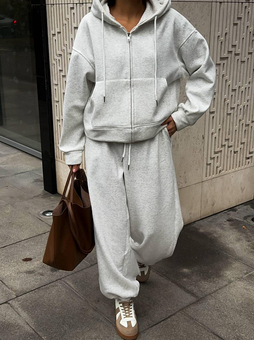 Женский стильный повседневный костюм двойка, качественная трехнить петля 46/48 Одесса - изображение 5