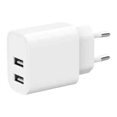Зарядное устройство Gembird 2 USB-A 5V/2.4A (12W) white (TA-UC-2A12-01) Винница
