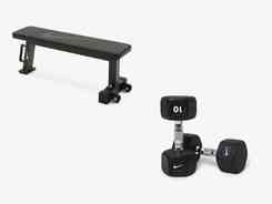 Тренажер ZESTAW TRENINGOWY NIKE Лавка + Гантелі Киев