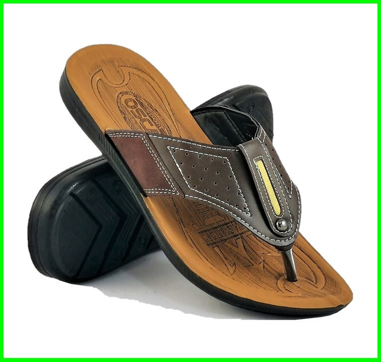 Мужские Шлёпанцы Тапочки Сланцы Вьетнамки Коричневые (размеры: 41,42) Днепр - изображение 7