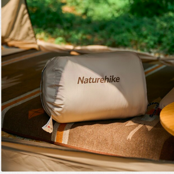 Спальний мішок Naturehike R350 CNH22SD005, бордовий/бежевий Київ