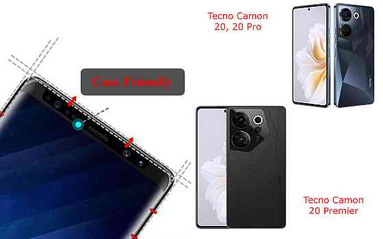 Захисне скло HyperGlass Pro для Tecno Camon 20, 20 Pro, 20 Premier – максимальна чутливість та захист Київ