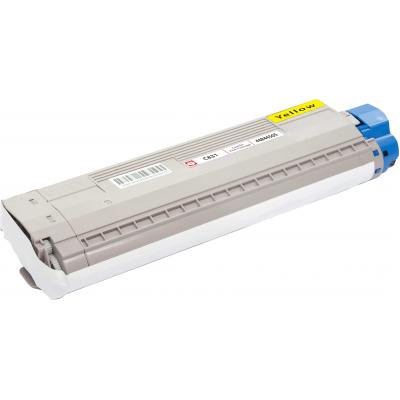 Тонер-картридж BASF OKI C831/841 Yellow, 44844505 (KT-44844505) Вінниця - фото 3