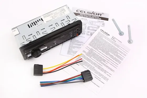 Автомагнитола Celsior CSW- 243G Green BT/USB+USB Charge/MicroSD/ISO/доп. разъем (без радиатора) Винница