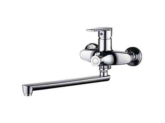 Смеситель Настенный хром OSCAR-006 EURO CHROME (без шланга и лейки) ТМ PLAMIX Киев