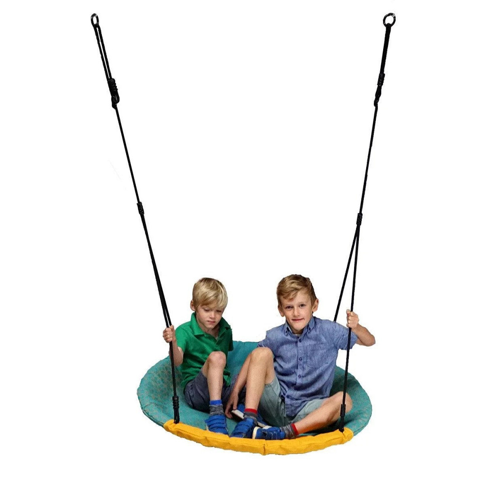 Гойдалка дитяча підвісна Гніздо KBT Winkoh Бельгія для дітей Бірюзовий Київ - фото 6