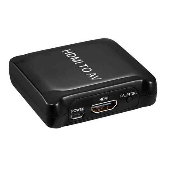 Конвертер PowerPlant (CA911486) HDCAV02-M miniHDMI — AV (3xRCA), чорний ( 18356 ) Харків