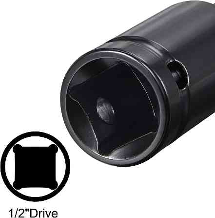 Головка ударная глубокая 8мм (6гр.),1/2